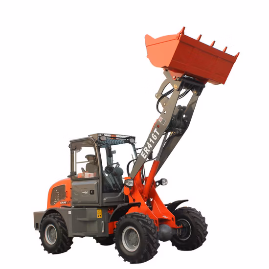 Fabricant chinois Everun Farm Garden Er416t petit mini-seau chargeuse à roues pelle